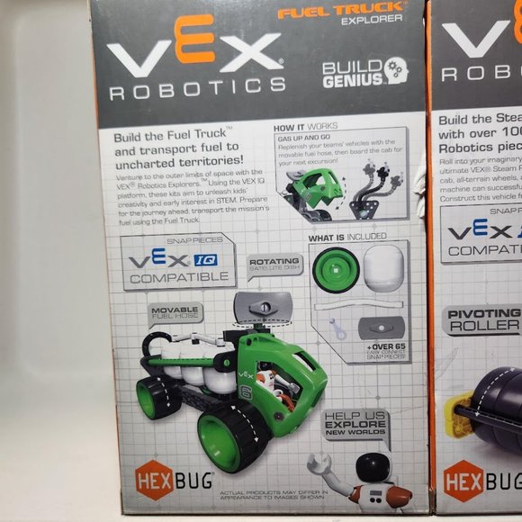 NEW VEX Robotics Fuel Truck Stream Roller by HEXBUG Bundle Robot Engineering - Picture 7 of 7